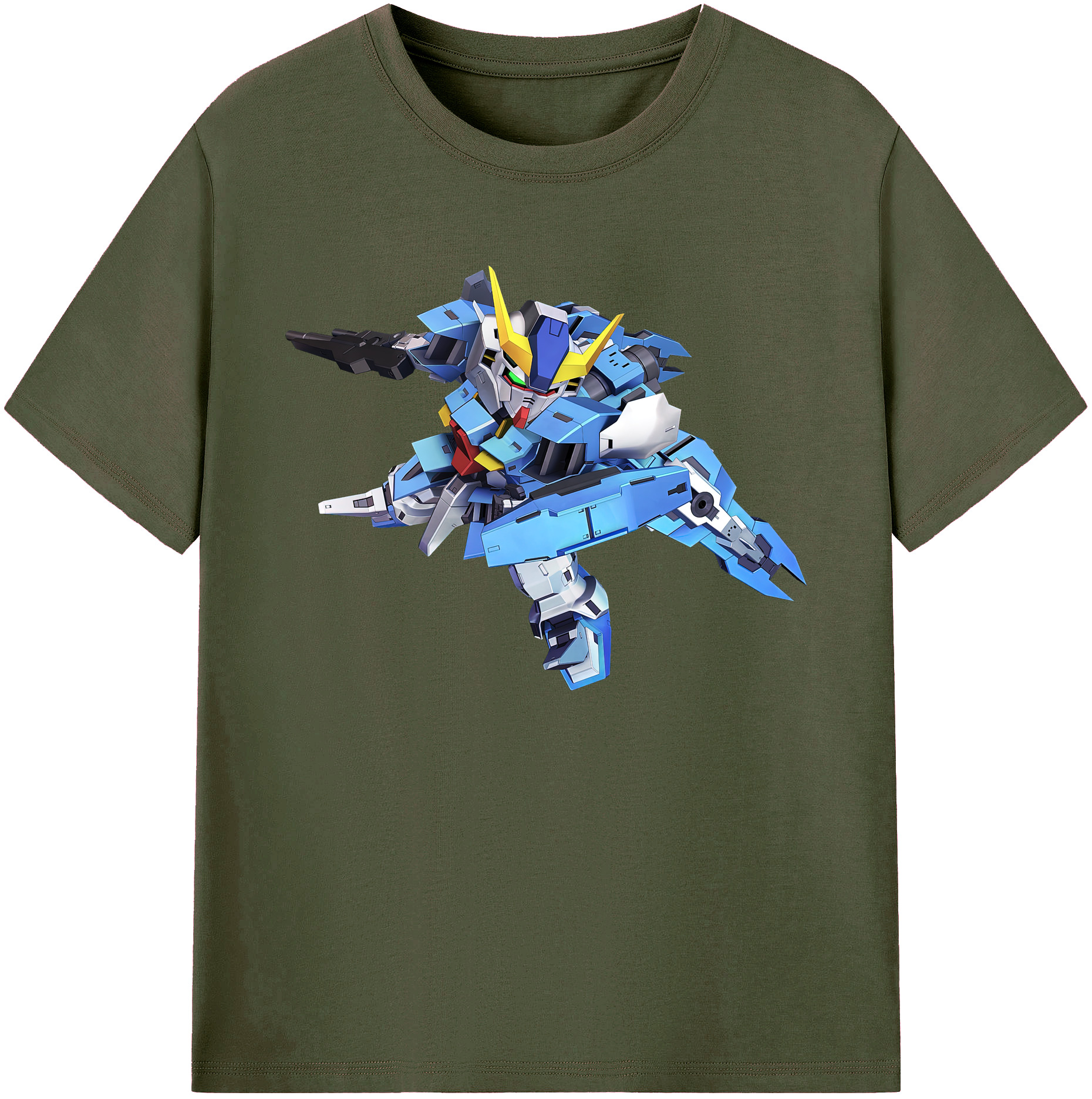 （画像用） 機動戦士ガンダム Mobile Suit Gundam 綿100％ メンズ半袖Tシャツ｜肌触りやわらか＆通気性